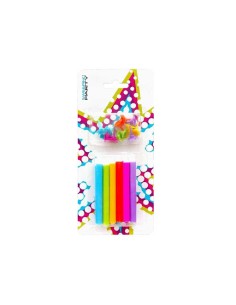 CANDELE FLUO MULTICOLOR12 PZ - L'Officina delle feste 2