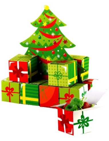 Centerpiece albero con 12 scatoline - L'Officina delle feste