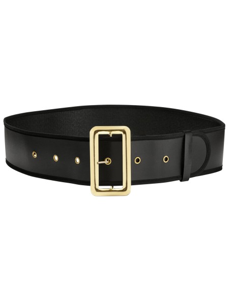 CINTURA NERA IN SIMILPELLE CM. 150X9 BABBO NATALE - L'Officina