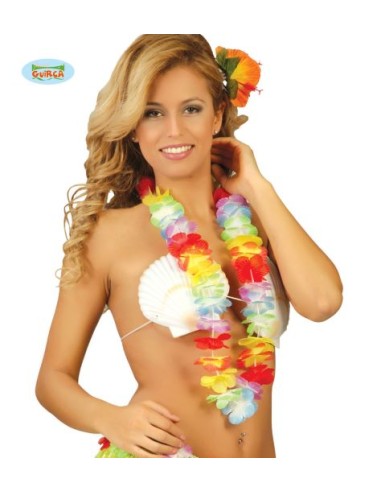 COLLANA HAWAIANA MULTICOLOR 6,50 CMS. - L'Officina delle feste
