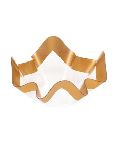 CONTENITORE PET BORDO ORO 13X13X7CM - L'Officina delle feste 2