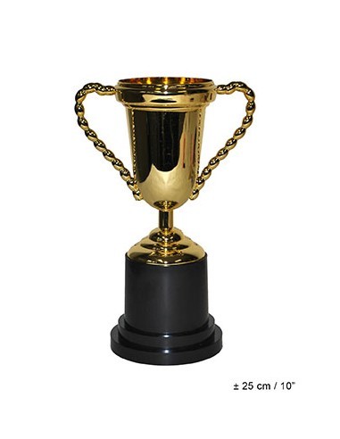 Coppa in plastica oro h.25cm - L'Officina delle feste