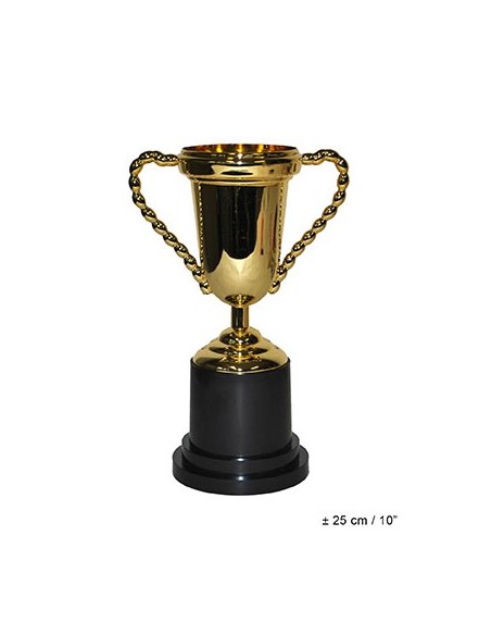 Coppa in plastica oro h.25cm - L'Officina delle feste Coppa in plastica oro h.25cm - L'Officina delle feste