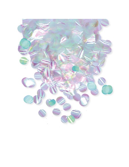 CORIANDOLI IN FOIL TONDI DIAM.2CM IRIDESCENTI GR.50 -