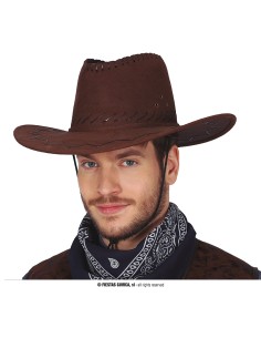 CAPPELLO CAW BOY MARRONE SCURO IN SIMILPELLE - L'Officina delle