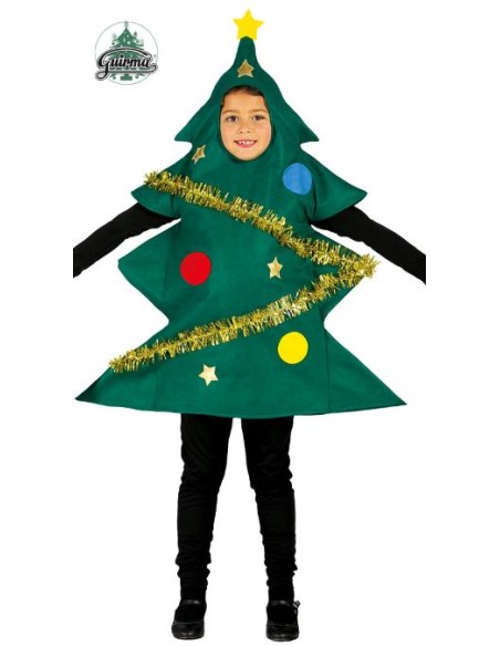 COSTUME ALBERO DI NATALE BAMB.7-9 ANNI - L'Officina delle feste