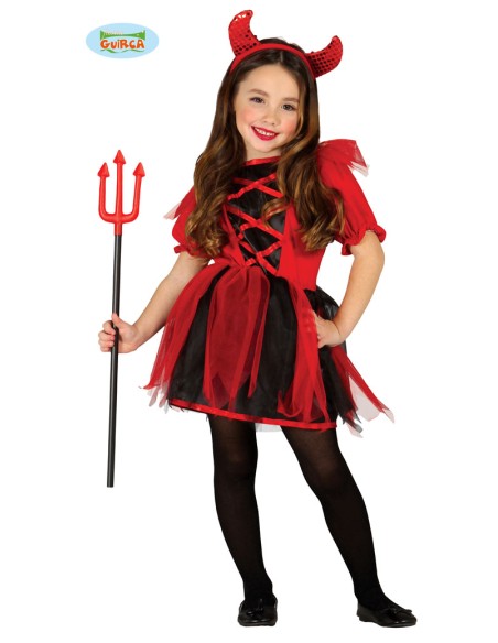 COSTUME DIAVOLETTA BIMBA 3-4 ANNI - L'Officina delle feste