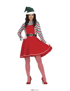 COSTUME DONNA ELFA AIUTANTE DI BABBO NATALE 42-44 TG. L - 2