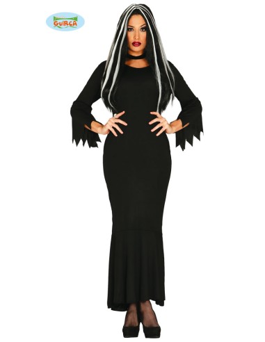 COSTUME DONNA MORTICIA TG. L 42-44 - L'Officina delle feste
