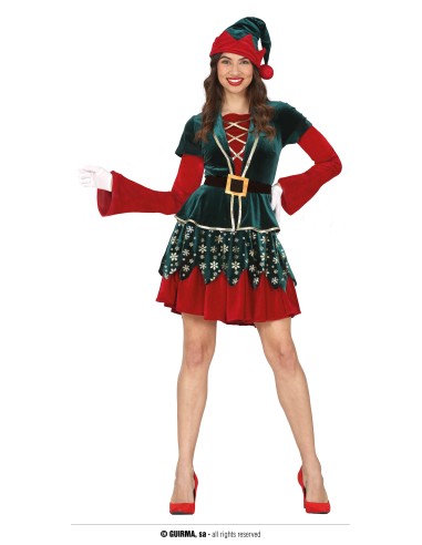 COSTUME ELFA ADULTA 42-44 TG. L - L'Officina delle feste