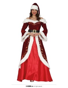 COSTUME MAMMA NATALINA DELUXE 40-42 TG. M - L'Officina delle 2