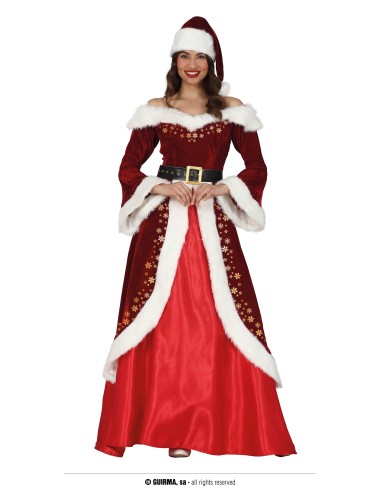 COSTUME MAMMA NATALINA DELUXE 40-42 TG. M - L'Officina delle