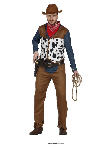 COSTUME UOMO COWBOY TG. L 52-54 - L'Officina delle feste