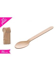 CUCCHIAIO BAMBU' 25PZ LEGNO 15CM - L'Officina delle feste 2
