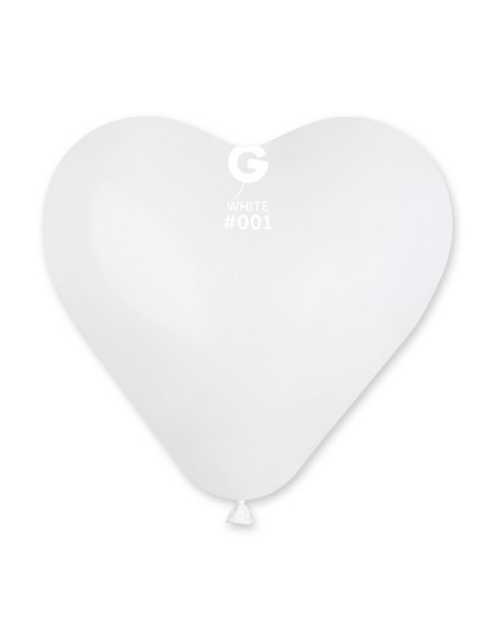 CUORE LATTICE 10" PZ.100 BIANCO 25CM - L'Officina delle feste CUORE LATTICE 10" PZ.100 BIANCO 25CM - L'Officina delle feste