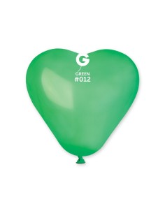 CUORE LATTICE 6" PZ.100 VERDE 16CM - L'Officina delle feste 2