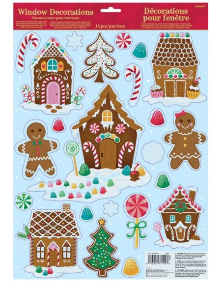 DECORI VETRO CASA PAN DI ZENZERO15PZ - L'Officina delle feste