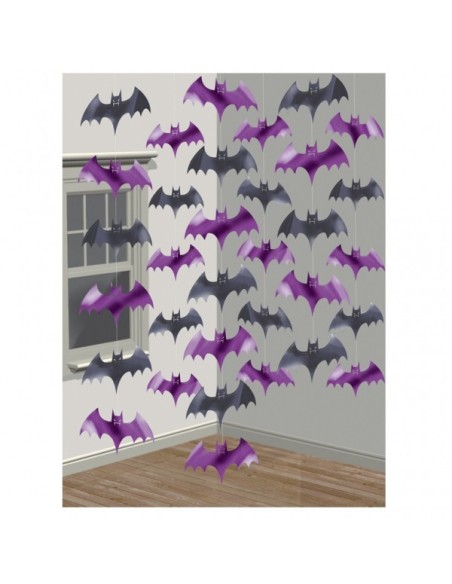 DECORO 6 FILI CON PIPISTRELLI 6X2,13M - L'Officina delle feste