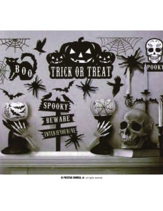 DECORO HALLOWEEN ADESIVI SU SPECCHI O VETRI - L'Officina delle 2