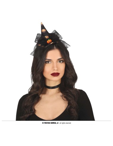 DIADEMA STREGA CON NASTRO - L'Officina delle feste