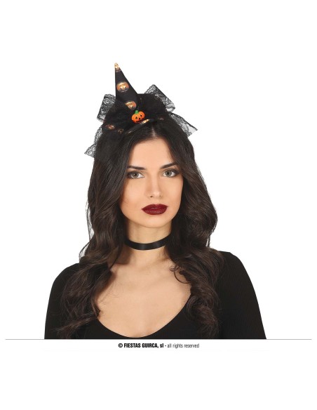 DIADEMA STREGA CON NASTRO - L'Officina delle feste