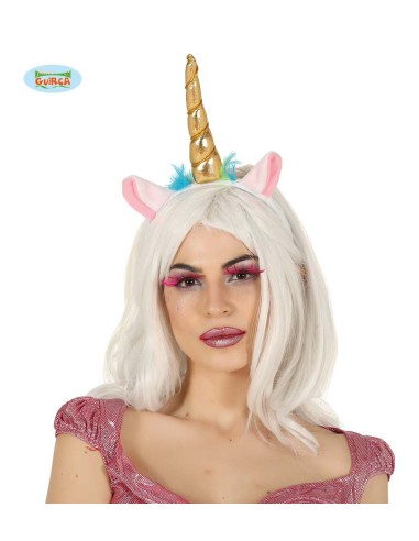 DIADEMA UNICORNO ORO - L'Officina delle feste