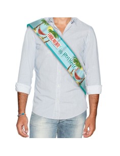 FASCIA METALLIZZATA "FINALMENTE IN PENSIONE" 168X10CM - 2