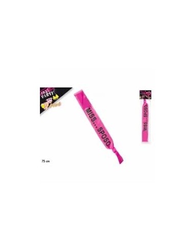 FASCIA MISS.....SPOSO - L'Officina delle feste