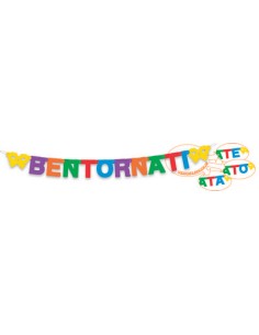 Festone Bentornata/e/i/o - L'Officina delle feste 2
