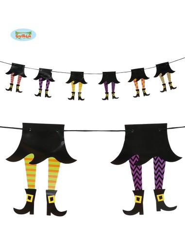 GHIRLANDA GAMBE STREGA 210CM - L'Officina delle feste