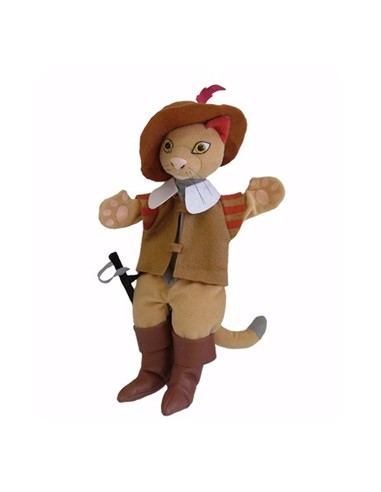 Marionetta stoffa gatto 35cm - L'Officina delle feste