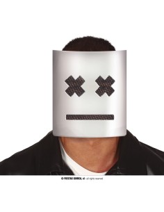 MASCHERA BIANCA CON CROCI IN PVC - L'Officina delle feste 2