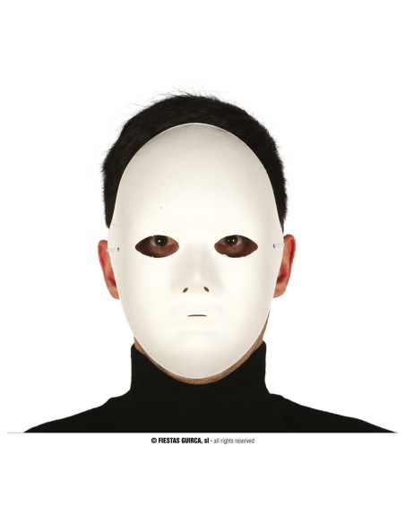 MASCHERA BIANCA IN CARTA 1PZ - L'Officina delle feste