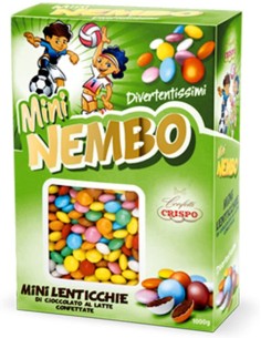 MINI LENTI AL CIOCCOLATO CRISPO KG.1 - L'Officina delle feste 2