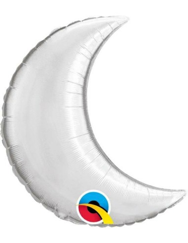 MINISHAPE LUNA 9" ARGENTO 1PZ 22CM - L'Officina delle feste