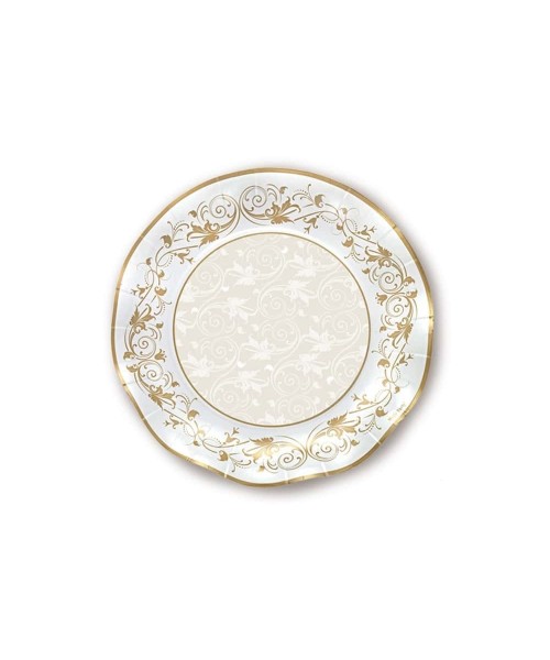 PIATTO PRESTIGE ORO DM. 27 CM 10 PZ