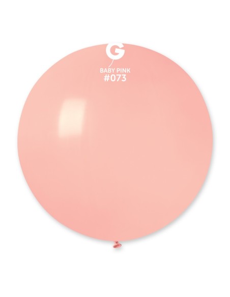 MONGOLFIERA PASTELLO 31''/80CM BABY PINK 1PZ - L'Officina delle