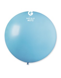 MONGOLFIERA PASTELLO 31''/80CM CELESTE BABY PASTELLO 1PZ - 2