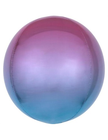 MYLAR OMBRE' ORBZ PURPLE & BLUE 1PZ - L'Officina delle feste