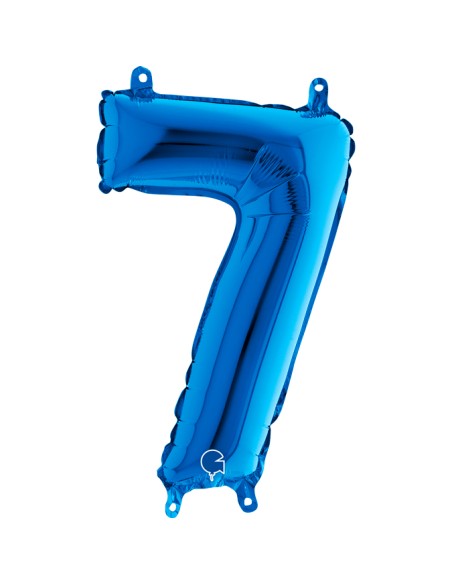 NUMERO MYLAR MEDIO BLU 7 CM. 35 - L'Officina delle feste NUMERO MYLAR MEDIO BLU 7 CM. 35 - L'Officina delle feste