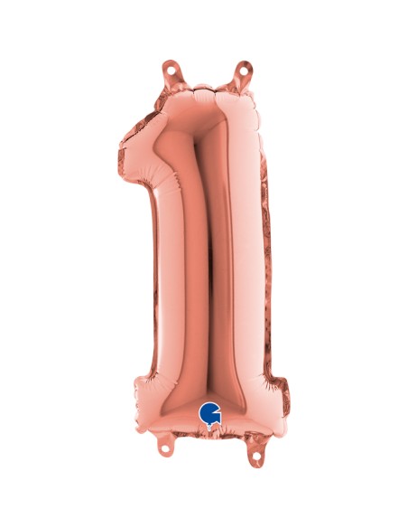 NUMERO MYLAR MEDIO ROSE GOLD 1 CM. 35 - L'Officina delle feste NUMERO MYLAR MEDIO ROSE GOLD 1 CM. 35 - L'Officina delle feste