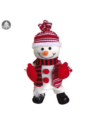 OMINO DI NEVE BALLERINO CON MUSICA 28CM - L'Officina delle feste