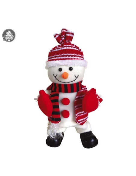 OMINO DI NEVE BALLERINO CON MUSICA 28CM - L'Officina delle feste