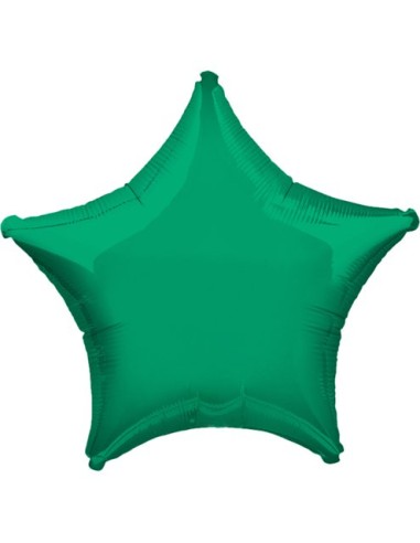 PALLON.FOIL DECO STELLA 18" VERDE - L'Officina delle feste