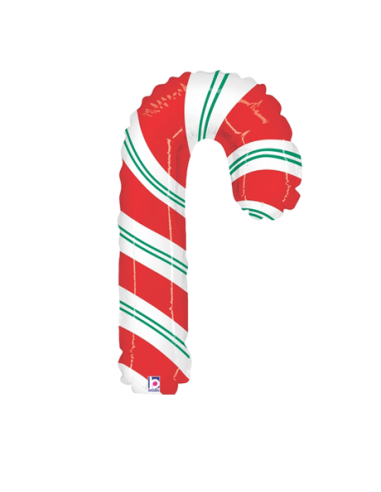 PALLONE 14" MINI SHAPE CANDY CANE SWEET - L'Officina delle feste