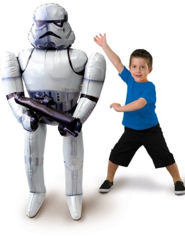 PALLONE AIRWALKER STORM TROOPER STAR WARS 83X177CM - L'Officina