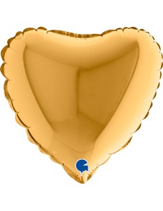 PALLONE CUORE MYLAR 9" GOLD - L'Officina delle feste 2