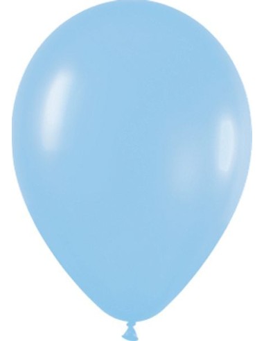 PALLONE LATTICE 12" CELESTE PERL (440) 30CM 100PZ - L'Officina