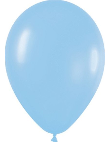 PALLONE LATTICE 12" CELESTE PERL (440) 30CM 100PZ - L'Officina