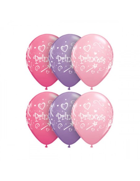 PALLONE LATTICE 12" PRINCESS 3COL.100PZ - L'Officina delle feste